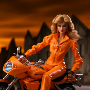 Barbie motociclista Magnetron Motos